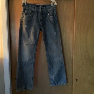 X-Ray Men’s Authentic Tailored Distressed Jeans Size 32 waist 100% Cotton